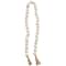 5ft. Paper Mache Round Distressed Beaded Garland with Tassel